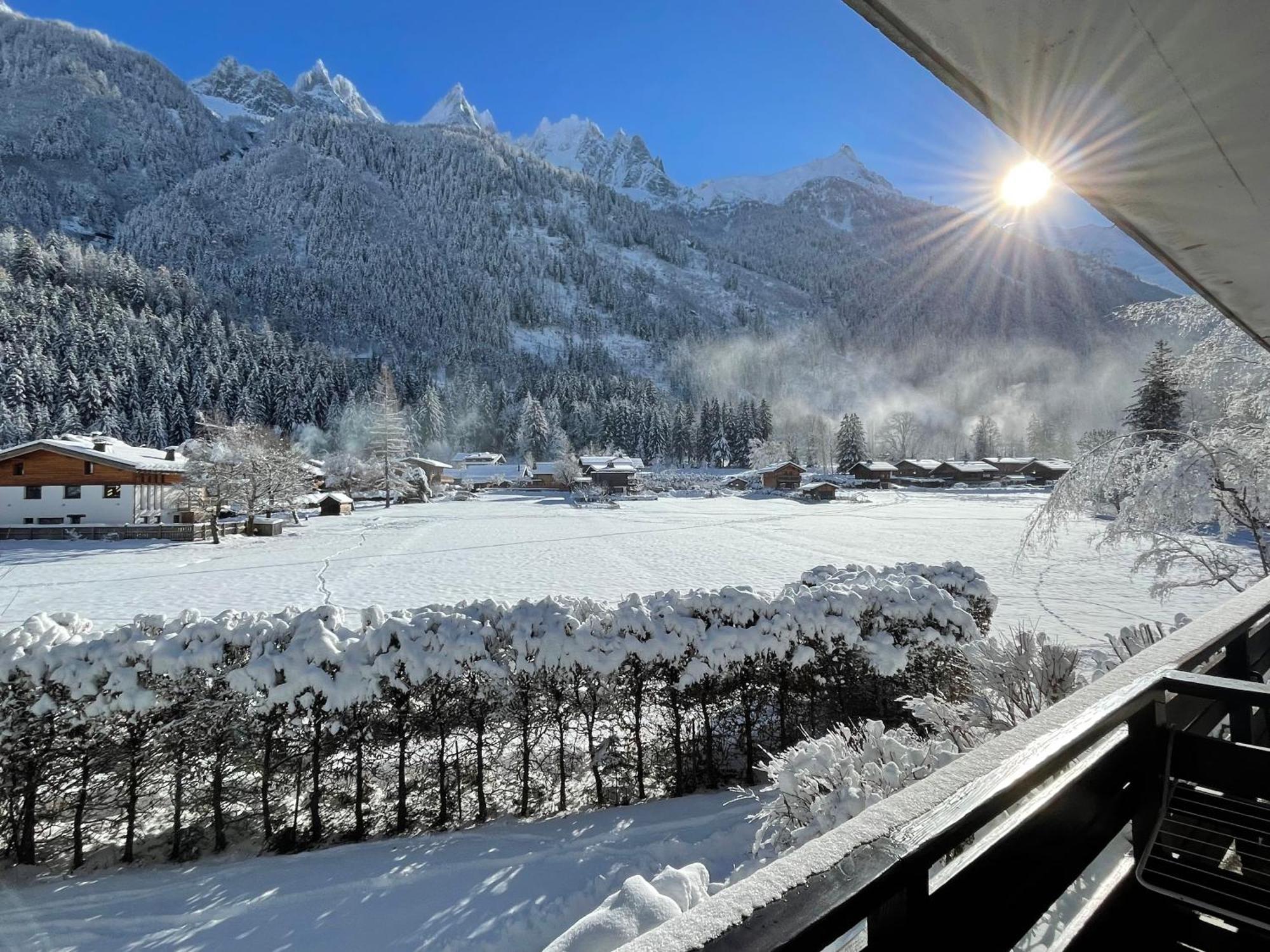 Residence Bois Du Bouchet, Appartement Vue Montagne, Calme, Parking Gratuit, Proche Centre Chamonix Extérieur photo
